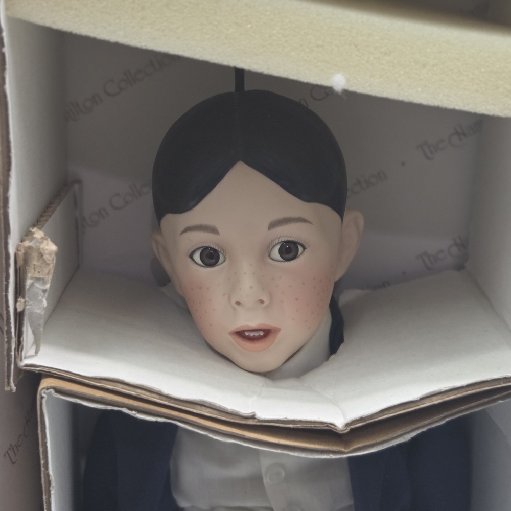 Vintage 1993 Hamilton Collection The‎ Little Rascals Alfalfa Porcelain Doll...